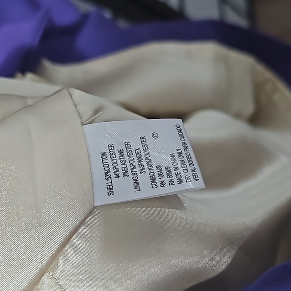 Antonio Melani Elegant Lined Purple Sleeveless‎ Dress Size 6 - Picture 6 of 7